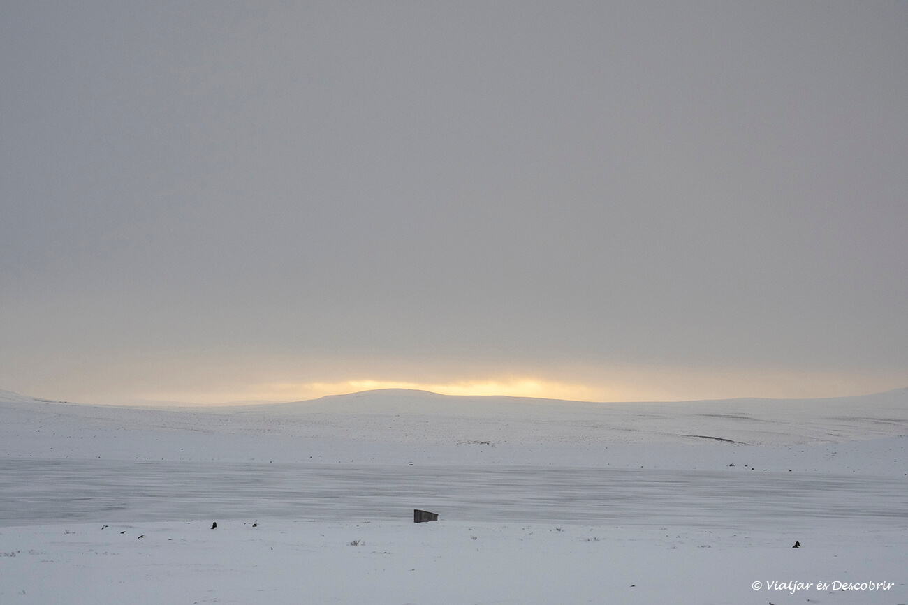 paisatges minimalistes pel Parc Nacional Hardangervidda