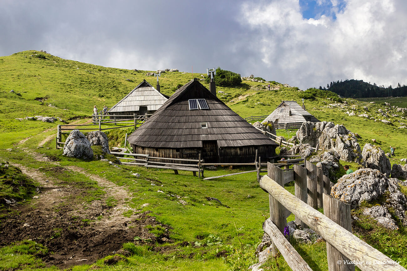 cases tradicionals de pastors a Velika Planina