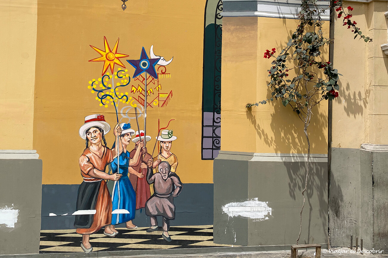 art de murals als carrers de Lima, la capital del Perú