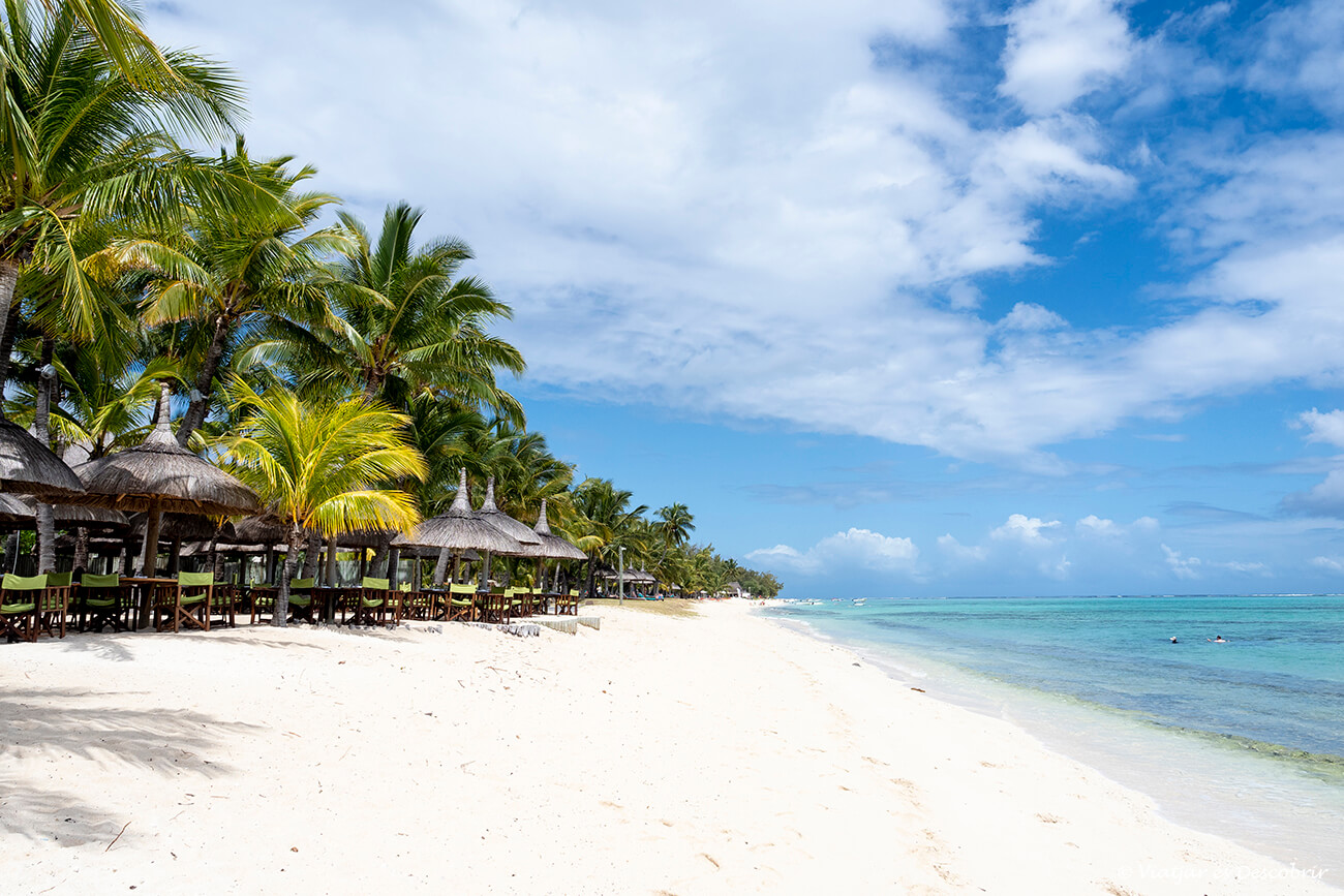 la platja de Le Morne és una de les més paradisíaques de Maurici