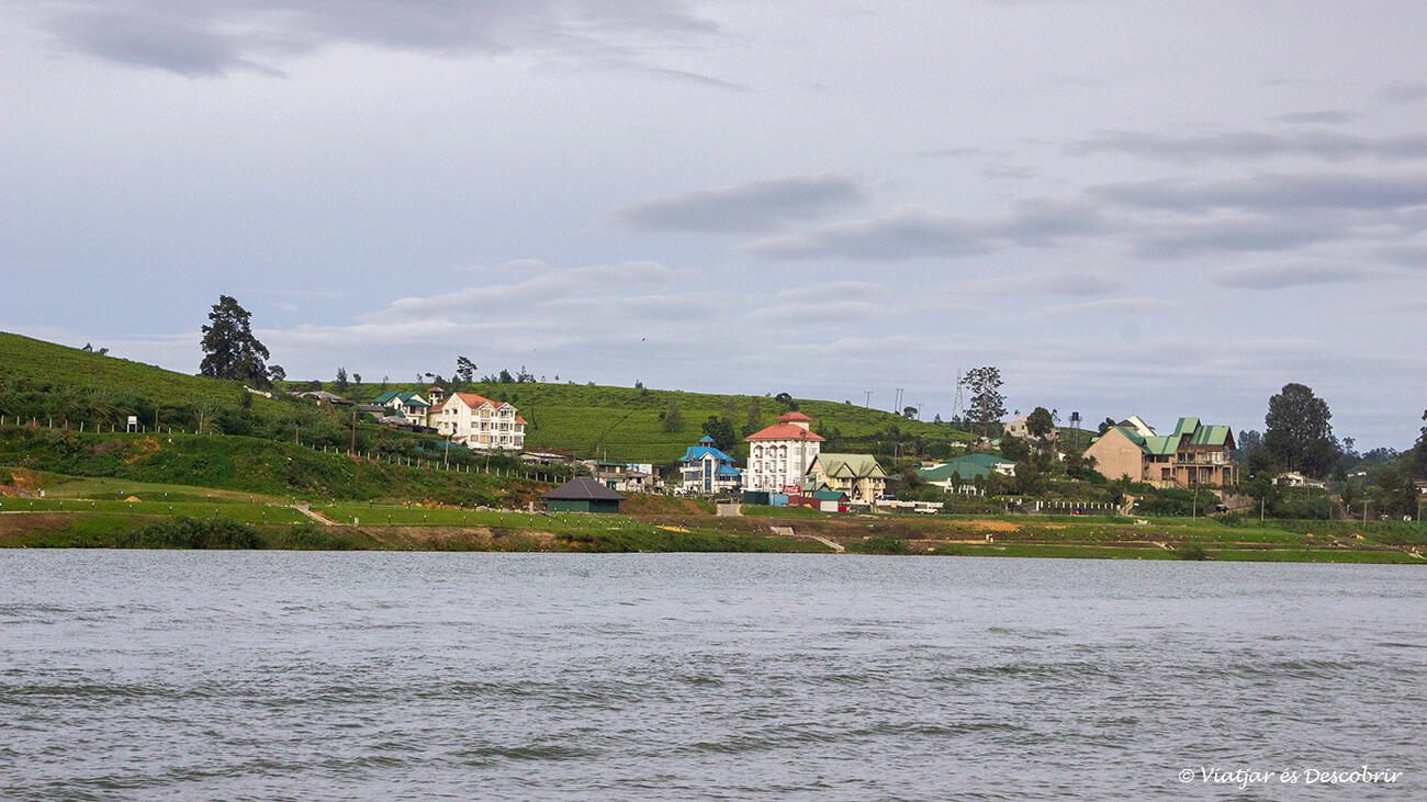 paisatge del llac Gregory a Nuwara Eliya