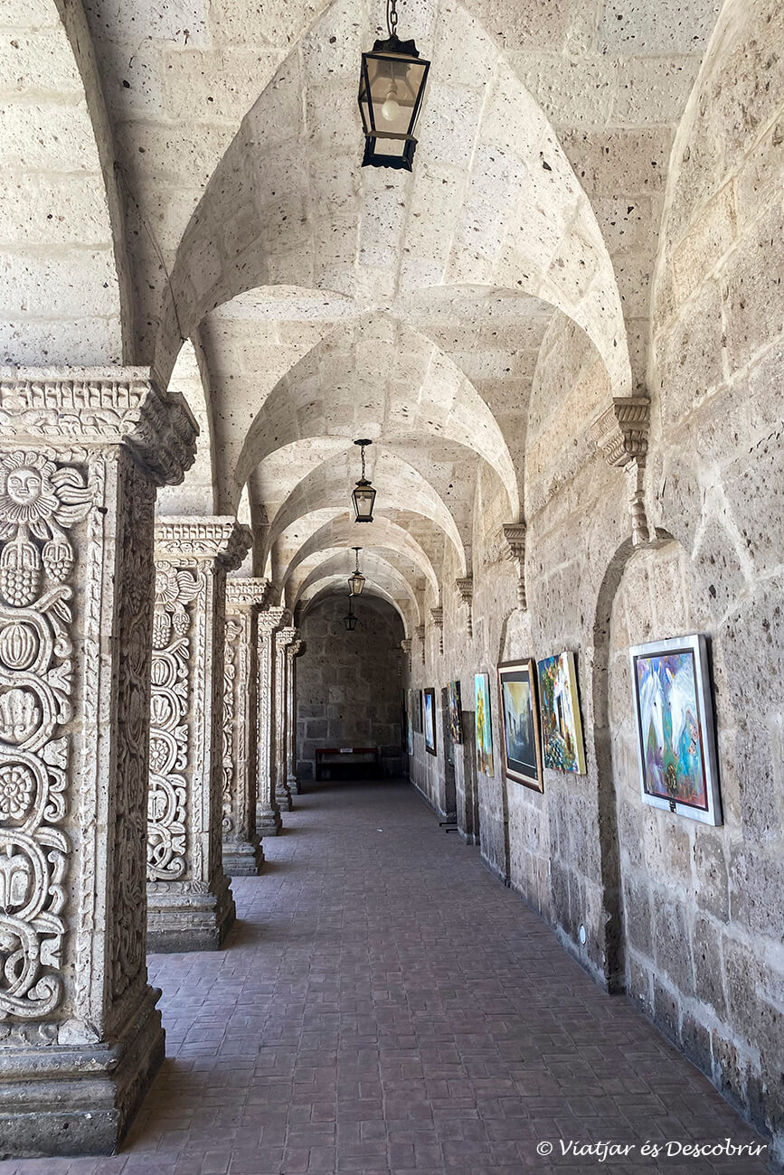detalls del claustre d'Arequipa
