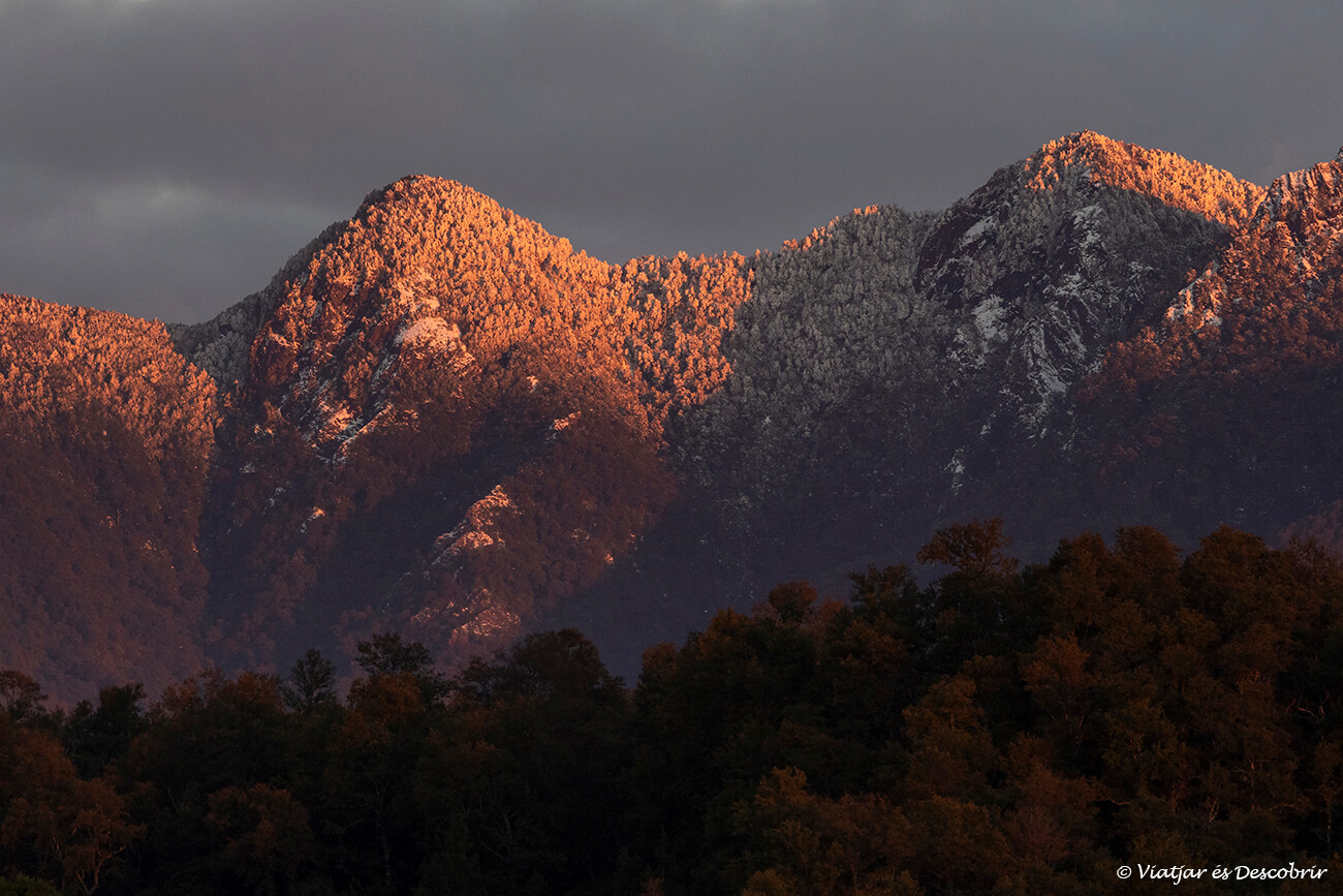 posta de sol a l'Araucanía