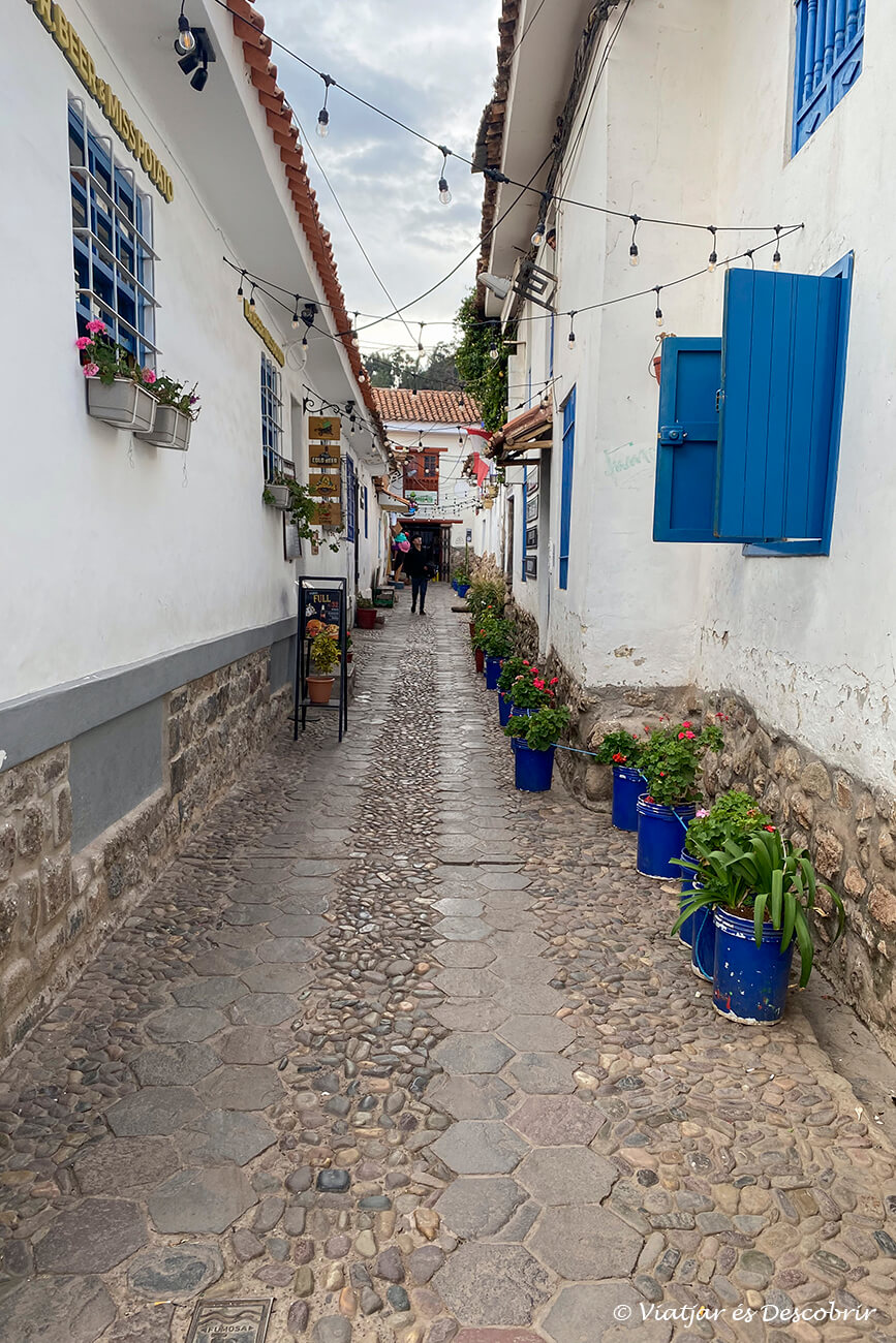 carrers estrets dins del barri de San Blas