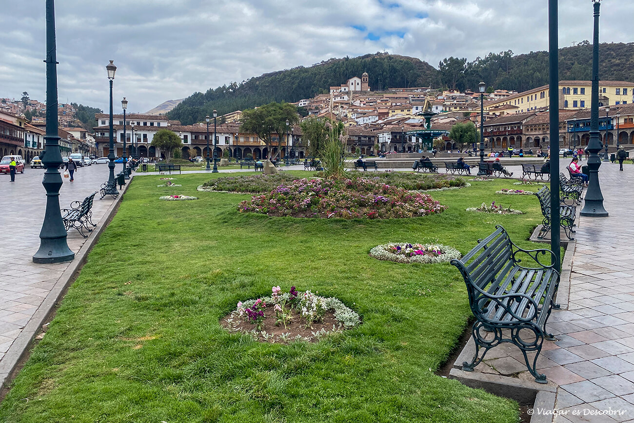 vista de la Plaza de Armas un dels llocs més vibrants de Cusco