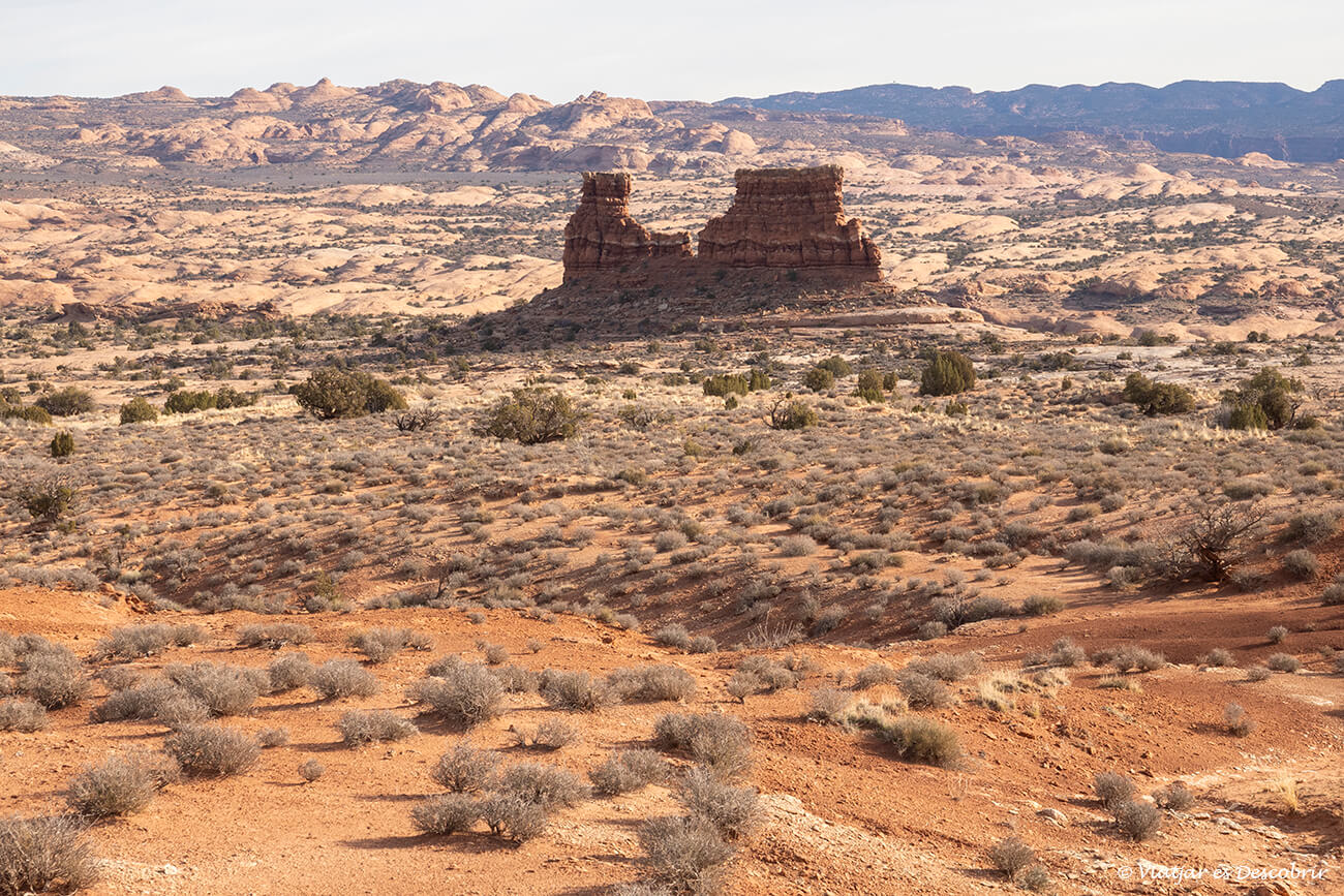 detalls de les roques que també es poden veure des del mirador de La Sal a l'arches national park