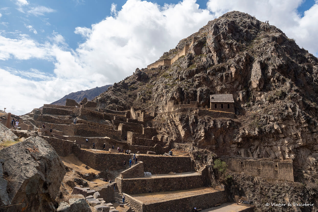part alta de Ollantaytambo en un recorregut per la Vall Sagrada dels inques