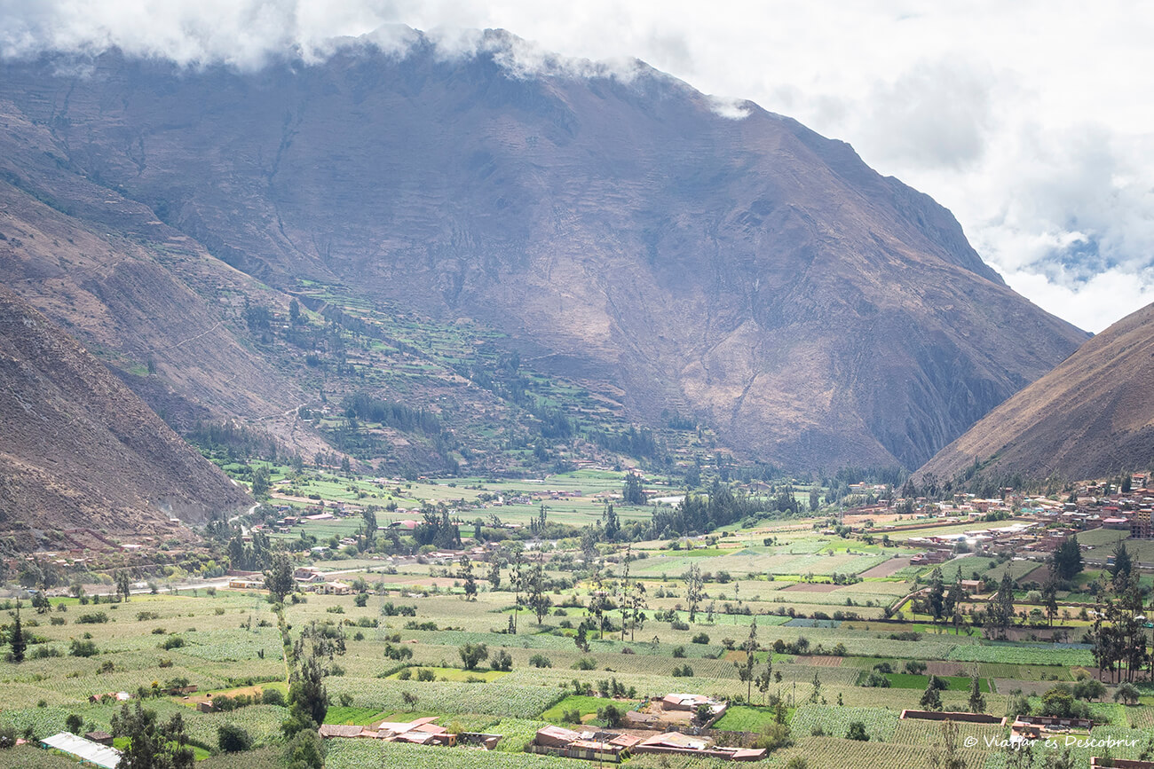paisatge d'una vall propera a Cusco