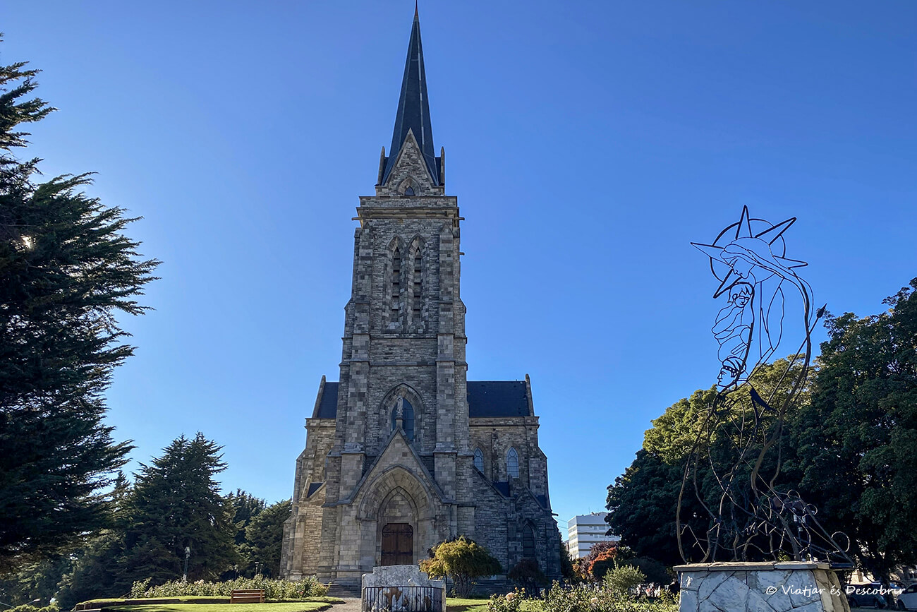 església al centre de San Carlos de Bariloche