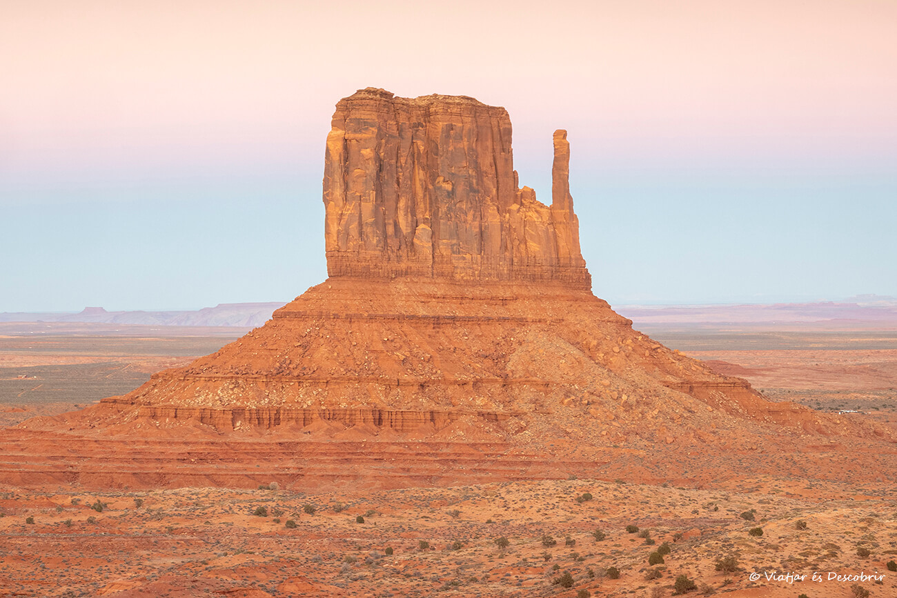 una de les roques de Monument Valley panoràmiques