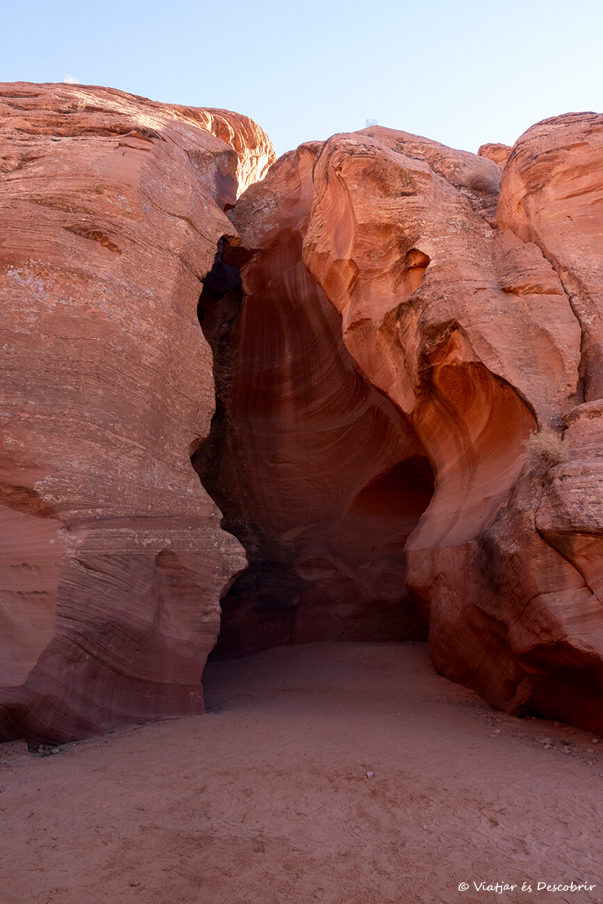 exterior de l'Antelope Canyon abans de començar el tour pel seu interior